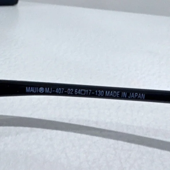 Maui Jim Ho'okipa 407 02 64 Men's Gloss Polarized Sunglasses - Black/Bronze - Picture 12 of 14